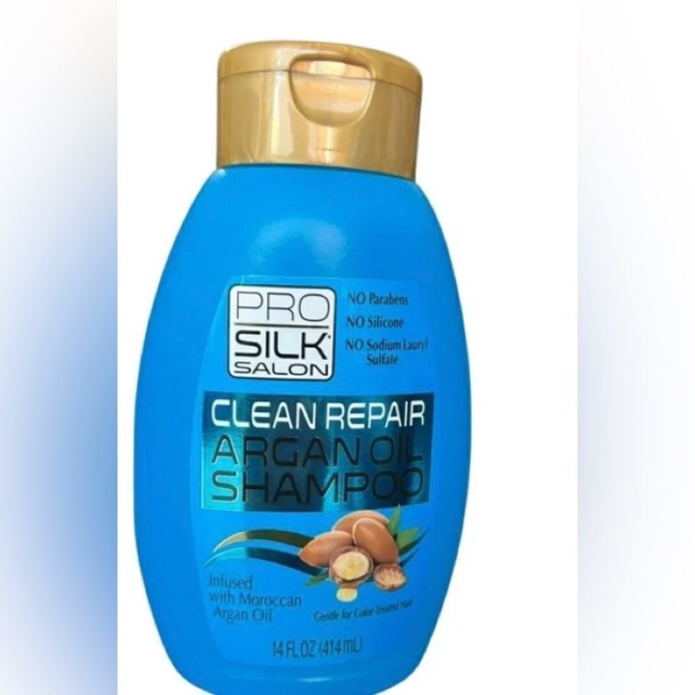 - 🎉Pro Silk Salon Clean repair Argan Oil Shampoo 14FLOZ(414ML) 💥